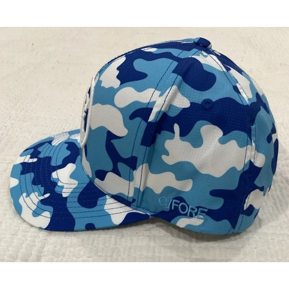 G/Fore Limited Edition Zyn Cool Mint Blue White Camo Snapback Golf Hat OSFA NWT